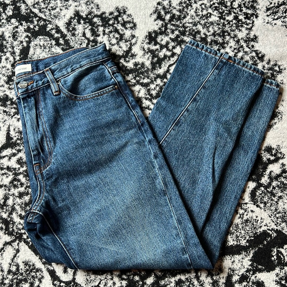 TOTÊME Blue Jeans Straight Bootcut Size 28
